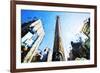 Flatiron Building - In the Style of Oil Painting-Philippe Hugonnard-Framed Giclee Print