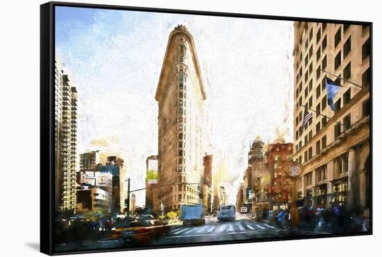 Flatiron Building IV-Philippe Hugonnard-Framed Stretched Canvas