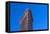 Flatiron Building, Midtown, Manhattan, New York, United States of America, North America-Alan Copson-Framed Stretched Canvas