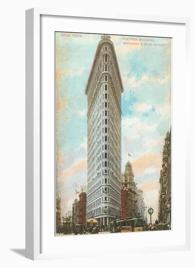 Flatiron Building, New York City-null-Framed Art Print