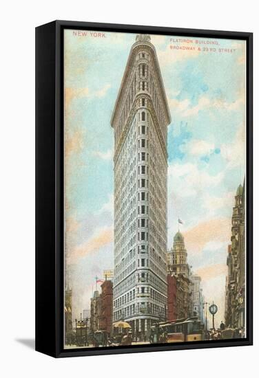 Flatiron Building, New York City-null-Framed Stretched Canvas