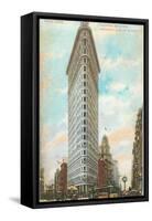Flatiron Building, New York City-null-Framed Stretched Canvas