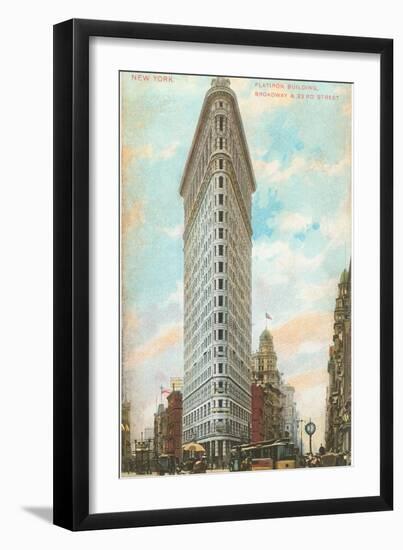 Flatiron Building, New York City-null-Framed Art Print