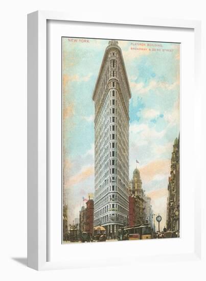 Flatiron Building, New York City-null-Framed Art Print