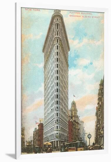 Flatiron Building, New York City-null-Framed Art Print