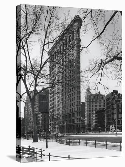 Flatiron Building, NYC-Chris Bliss-Stretched Canvas