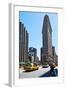 Flatiron Building on Fifth Avenue, Manhattan, New York City, New York, USA-null-Framed Art Print