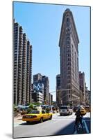 Flatiron Building on Fifth Avenue, Manhattan, New York City, New York, USA-null-Mounted Art Print