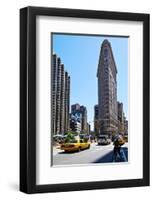 Flatiron Building on Fifth Avenue, Manhattan, New York City, New York, USA-null-Framed Art Print