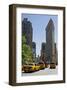 Flatiron Building on Fifth Avenue, Manhattan, New York City, New York, USA-null-Framed Art Print