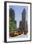 Flatiron Building on Fifth Avenue, Manhattan, New York City, New York, USA-null-Framed Art Print