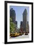 Flatiron Building on Fifth Avenue, Manhattan, New York City, New York, USA-null-Framed Art Print