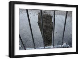 Flatiron Building Reflection-null-Framed Photo