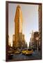 Flatiron Building - Taxi Cabs Yellow - Manhattan - New York City - United States-Philippe Hugonnard-Framed Photographic Print