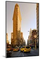 Flatiron Building - Taxi Cabs Yellow - Manhattan - New York City - United States-Philippe Hugonnard-Mounted Photographic Print