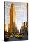 Flatiron Building - Taxi Cabs Yellow - Manhattan - New York City - United States-Philippe Hugonnard-Stretched Canvas