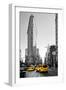 Flatiron Building - Taxi Cabs Yellow - Manhattan - New York City - United States-Philippe Hugonnard-Framed Photographic Print