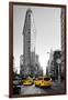 Flatiron Building - Taxi Cabs Yellow - Manhattan - New York City - United States-Philippe Hugonnard-Framed Photographic Print