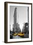 Flatiron Building - Taxi Cabs Yellow - Manhattan - New York City - United States-Philippe Hugonnard-Framed Premium Photographic Print