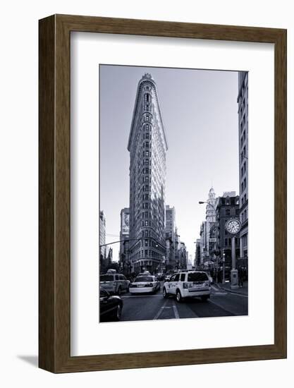 Flatiron Building - Taxi Cabs Yellow - Manhattan - New York City - United States-Philippe Hugonnard-Framed Photographic Print