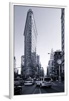 Flatiron Building - Taxi Cabs Yellow - Manhattan - New York City - United States-Philippe Hugonnard-Framed Premium Photographic Print