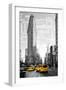 Flatiron Building - Taxi Cabs Yellow - Manhattan - New York City - United States-Philippe Hugonnard-Framed Photographic Print