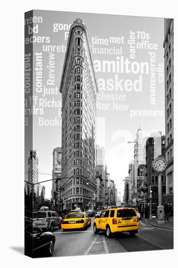 Flatiron Building - Taxi Cabs Yellow - Manhattan - New York City - United States-Philippe Hugonnard-Stretched Canvas