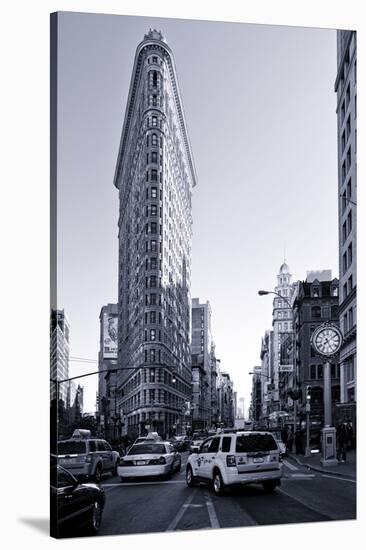 Flatiron Building - Taxi Cabs Yellow - Manhattan - New York City - United States-Philippe Hugonnard-Stretched Canvas