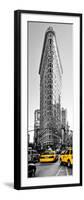 Flatiron Building with Yellow Cabs, Fifth Avenue, Broadway, Manhattan, New York-Philippe Hugonnard-Framed Photographic Print