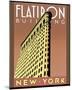 Flatiron Building-Brian James-Mounted Giclee Print