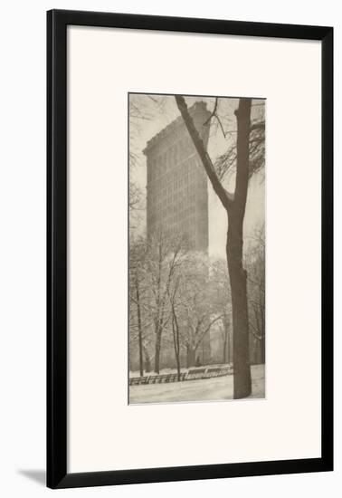 Flatiron Building-Alfred Stieglitz-Framed Art Print