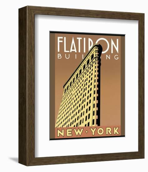 Flatiron Building-Brian James-Framed Art Print