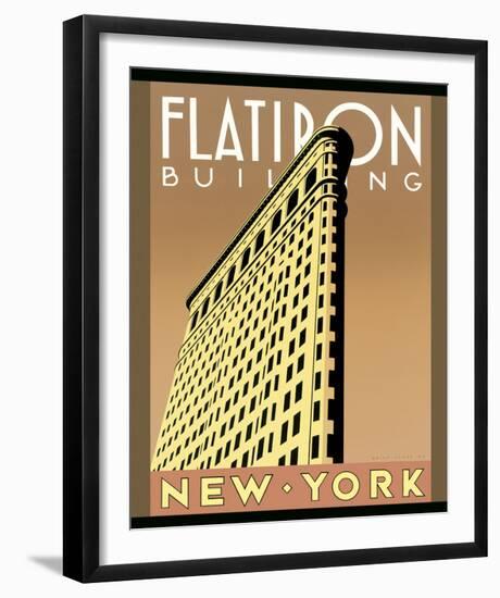 Flatiron Building-Brian James-Framed Art Print