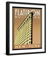 Flatiron Building-Brian James-Framed Art Print