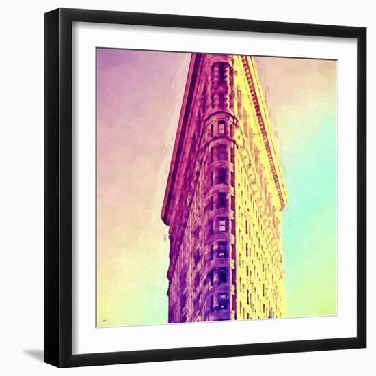 Flatiron Building-Philippe Hugonnard-Framed Premium Giclee Print