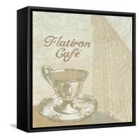Flatiron Cafe-Erin Clark-Framed Stretched Canvas
