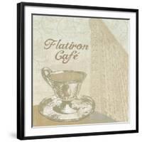 Flatiron Cafe-Erin Clark-Framed Giclee Print