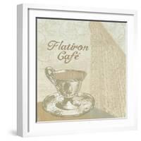 Flatiron Cafe-Erin Clark-Framed Giclee Print