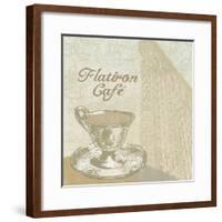 Flatiron Cafe-Erin Clark-Framed Giclee Print