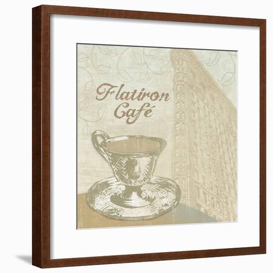 Flatiron Cafe-Erin Clark-Framed Giclee Print