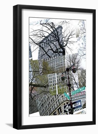 Flatiron Collage-Erin Clark-Framed Art Print