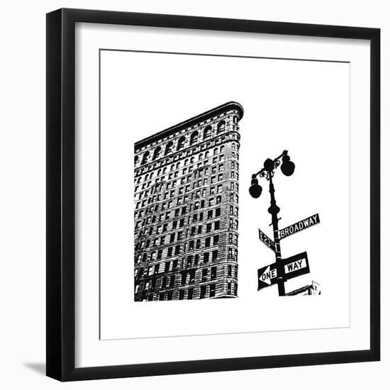 Flatiron (detail)-Erin Clark-Framed Giclee Print