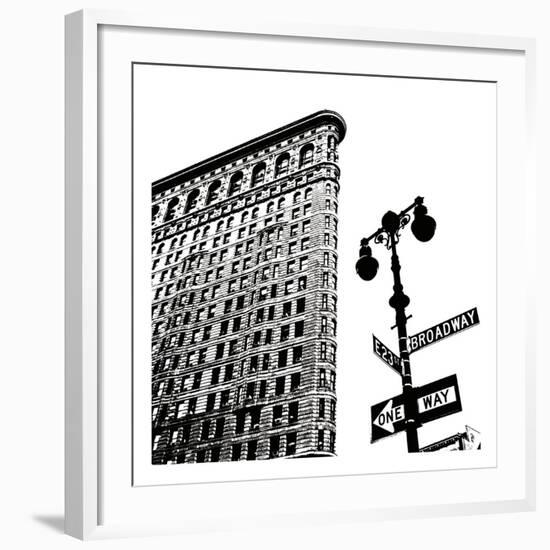 Flatiron (detail)-Erin Clark-Framed Art Print