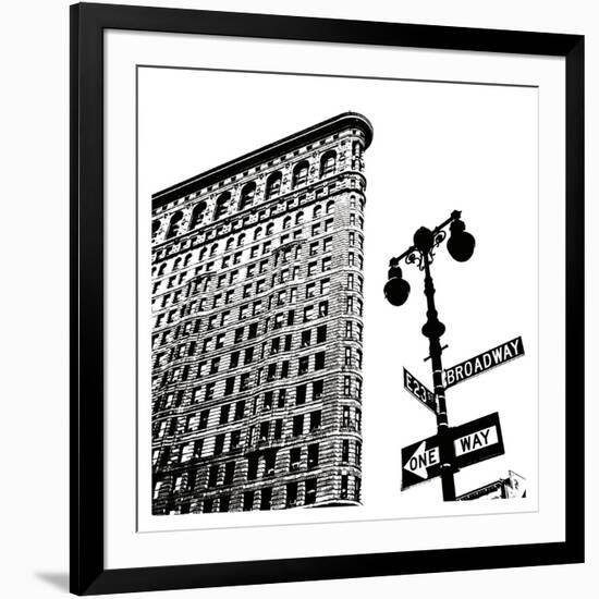 Flatiron (detail)-Erin Clark-Framed Art Print