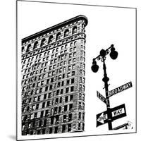 Flatiron (detail)-Erin Clark-Mounted Art Print