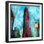 Flatiron New York-Kimberly Allen-Framed Premium Giclee Print