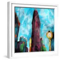 Flatiron New York-Kimberly Allen-Framed Premium Giclee Print