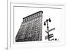 Flatiron (outline)-Erin Clark-Framed Art Print