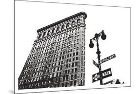 Flatiron (outline)-Erin Clark-Mounted Art Print