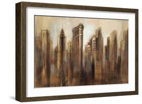 Flatiron Skyline-Silvia Vassileva-Framed Art Print